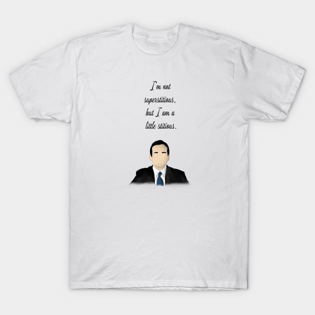 The office quote superstitious T-Shirt by Uwaki